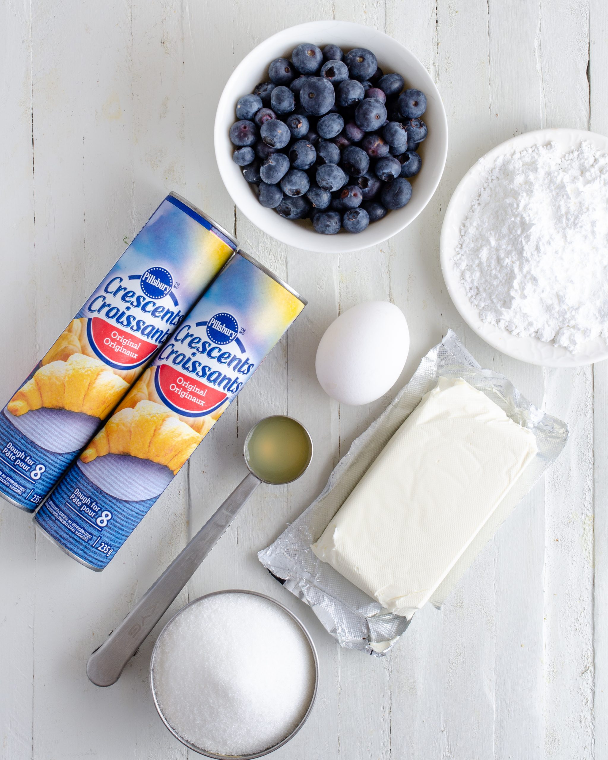 blueberry cream cheese crescent rolls ingredients