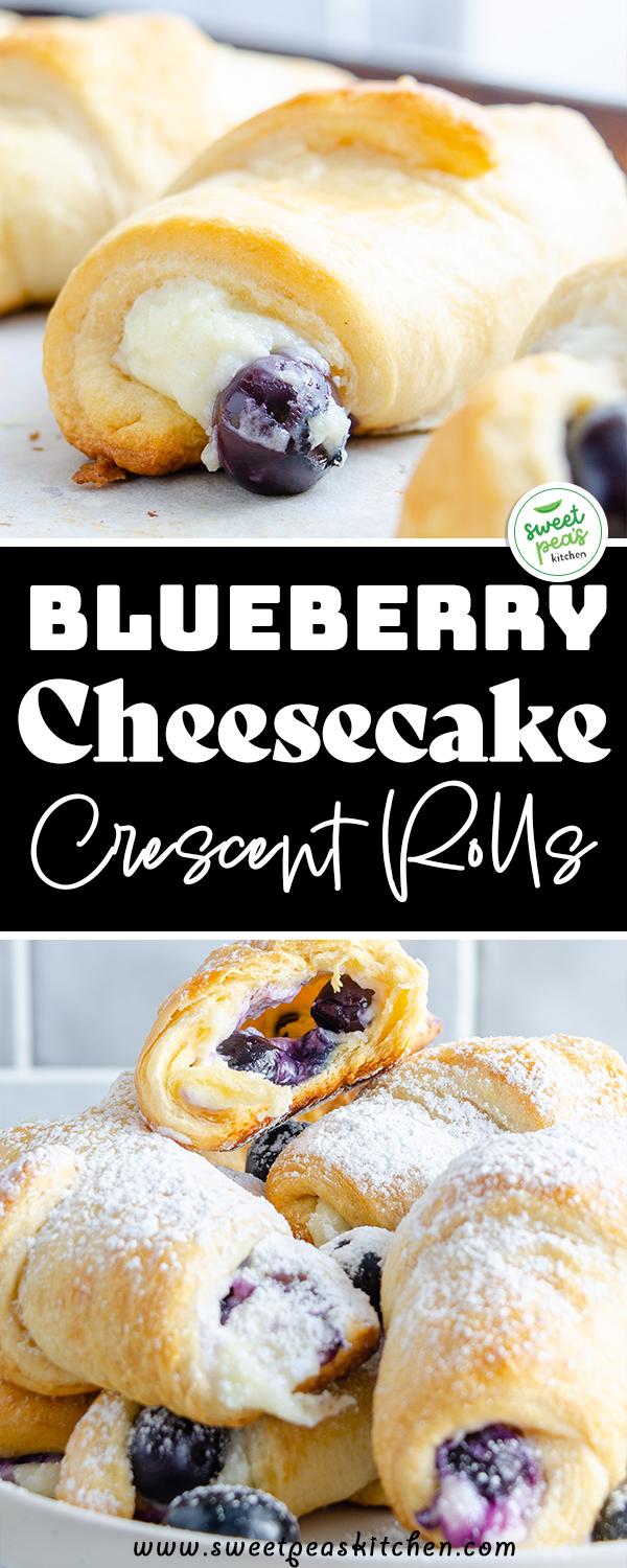 blueberry cream cheese crescent rolls on pinterest