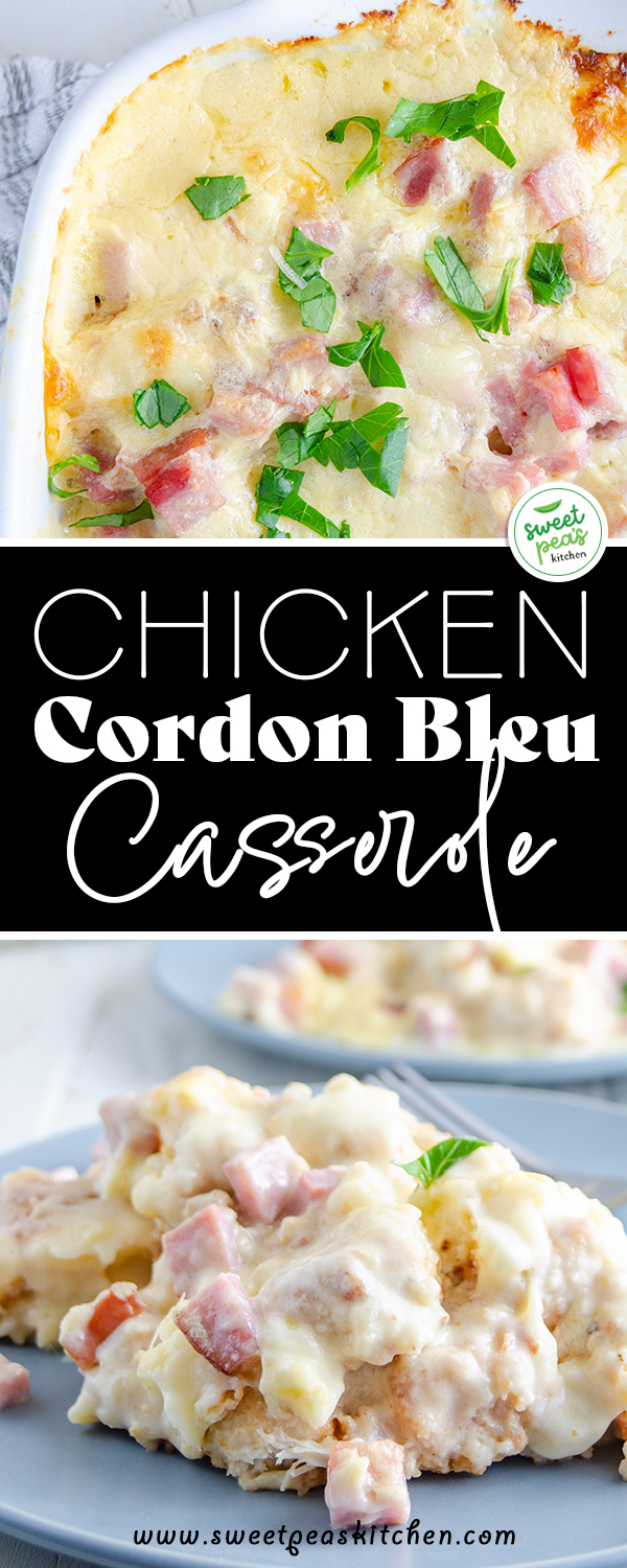 chicken cordon bleu casserole on pinterest