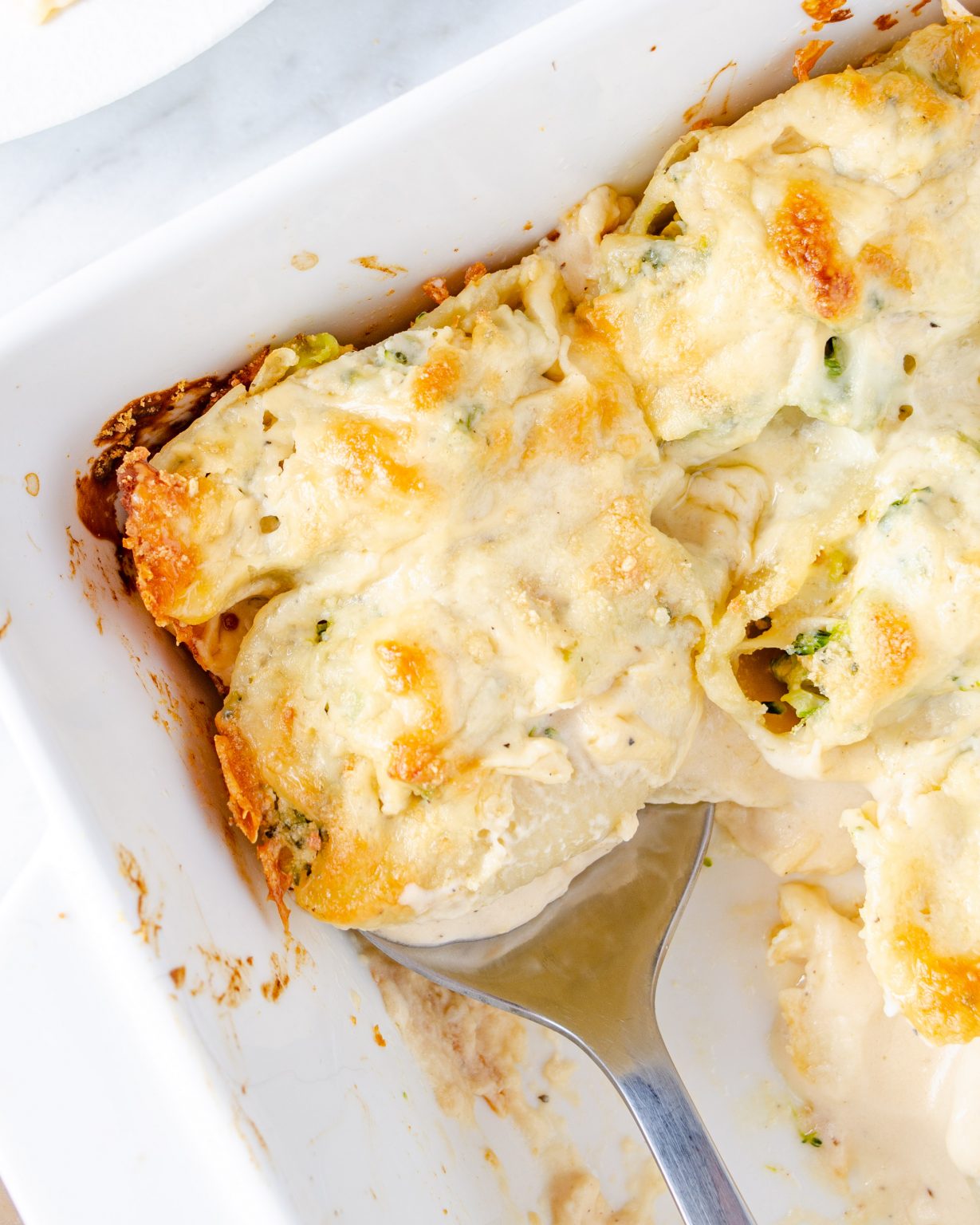 Chicken Broccoli Alfredo Stuffed Shells Sweet Pea's Kitchen