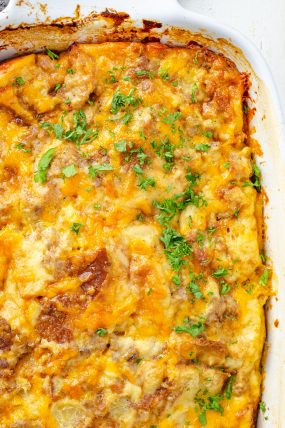 Christmas Breakfast Casserole - Sweet Pea's Kitchen