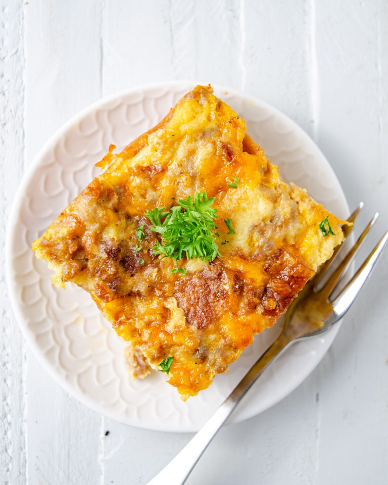 Christmas Breakfast Casserole - Sweet Pea's Kitchen