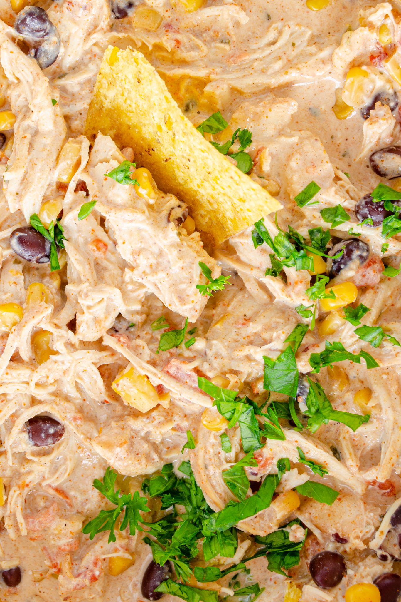 Crockpot Cream Cheese Chicken Chili Sweet Pea's Kitchen