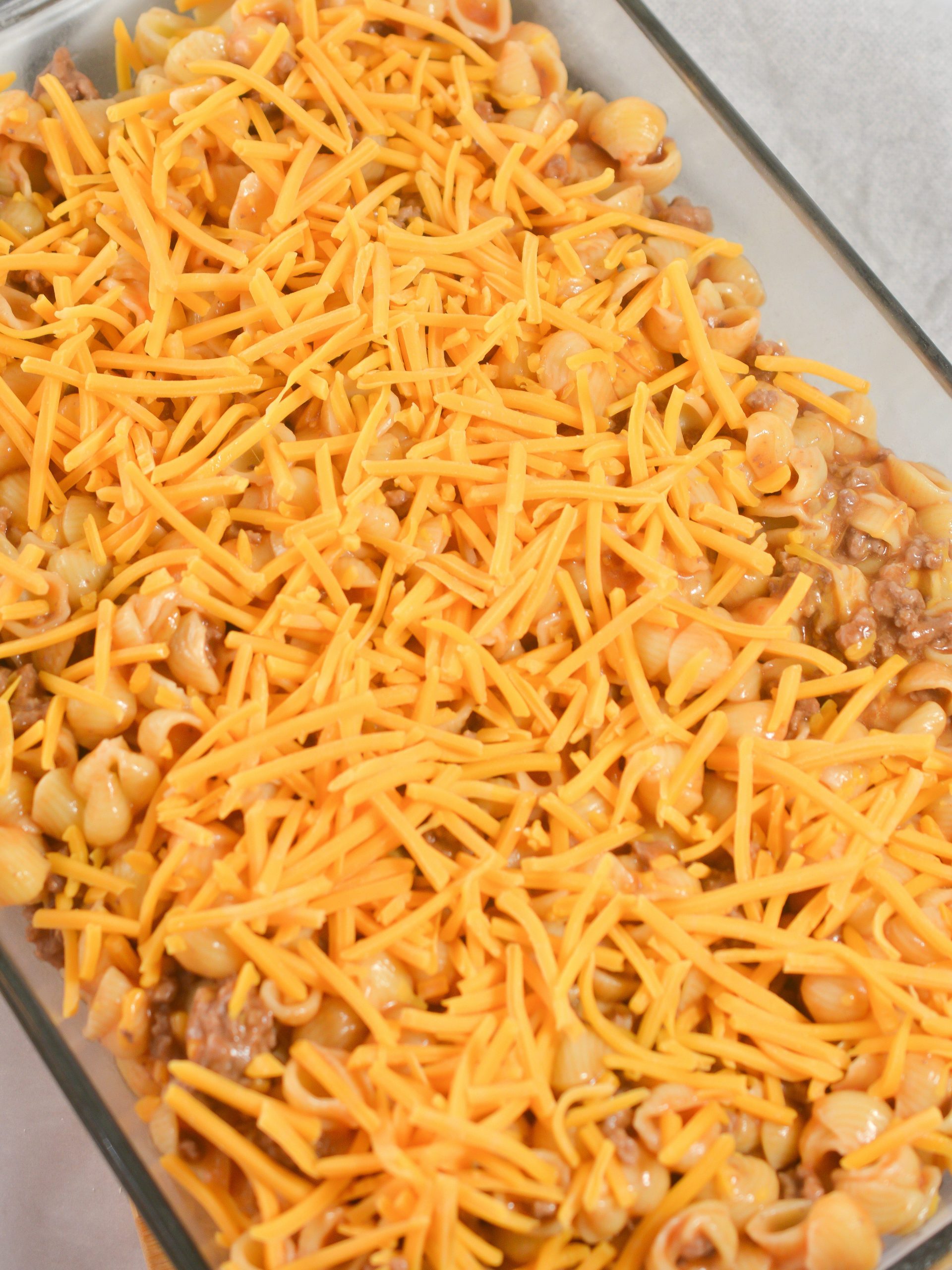 Sprinkle with the remaining cheese.  Cook covered in aluminum foil for 20 minutes.
