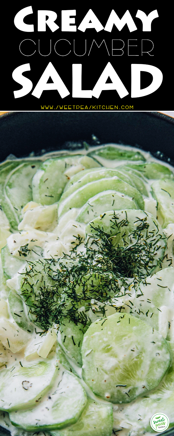 creamy cucumber and onion salad on pinterest