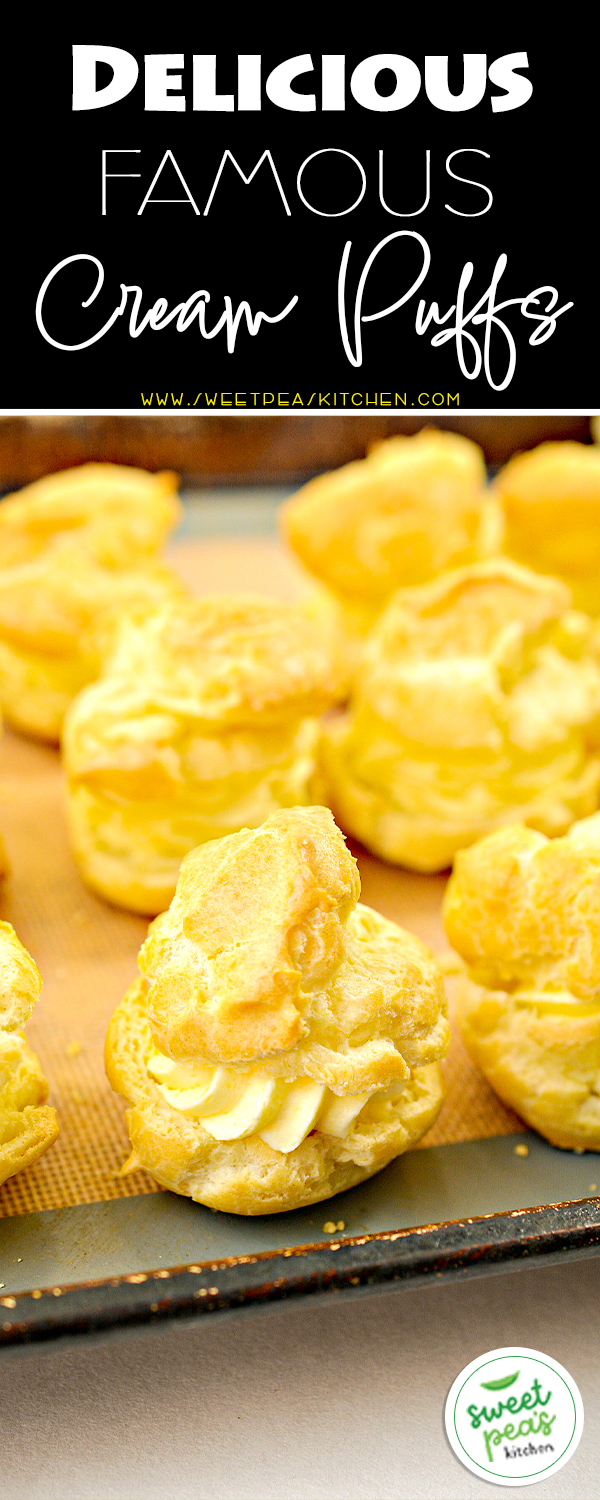 Delicious Famous Cream Puffs on pinterest