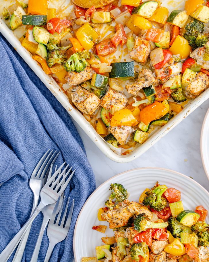 15 Minute Healthy Roasted Chicken And Veggies - Sweet Pea's Kitchen