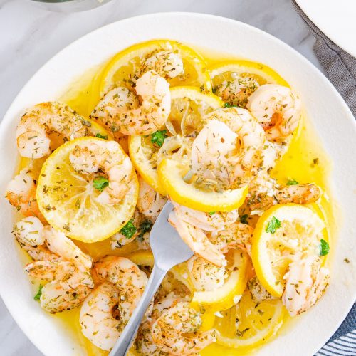 Lemon Butter Baked Shrimp - Sweet Pea's Kitchen