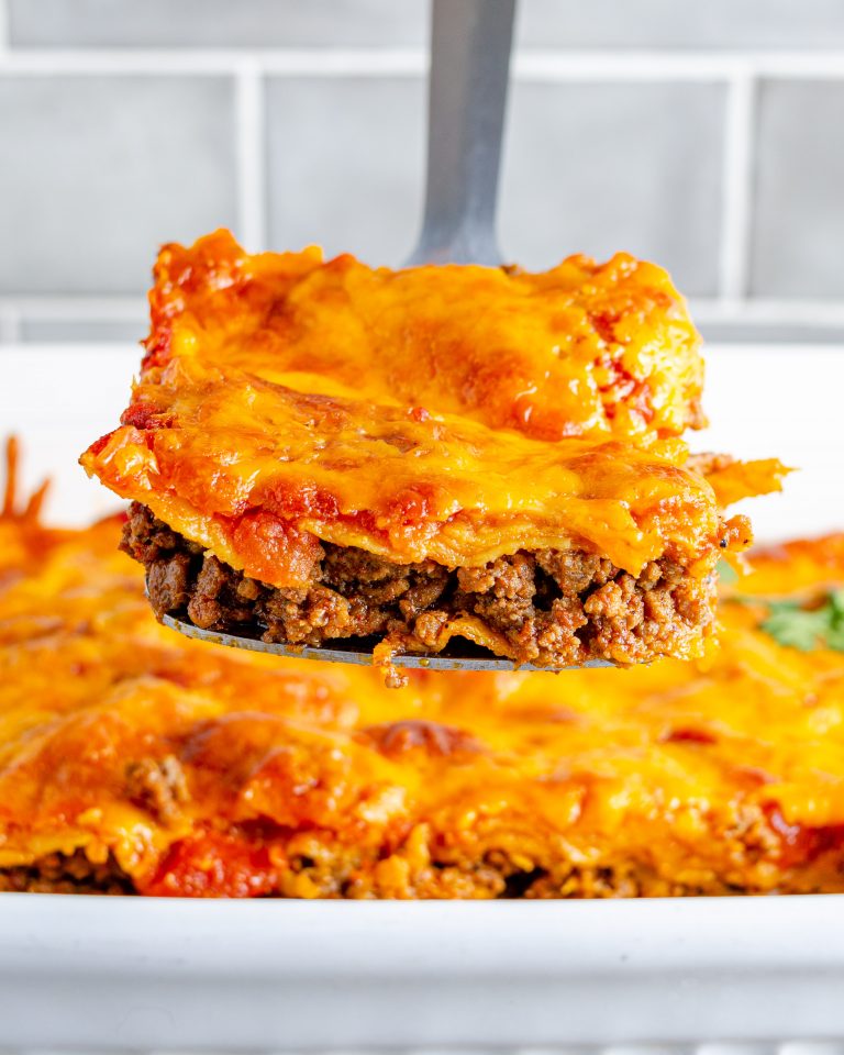 Mexican Taco Lasagna - Sweet Pea's Kitchen