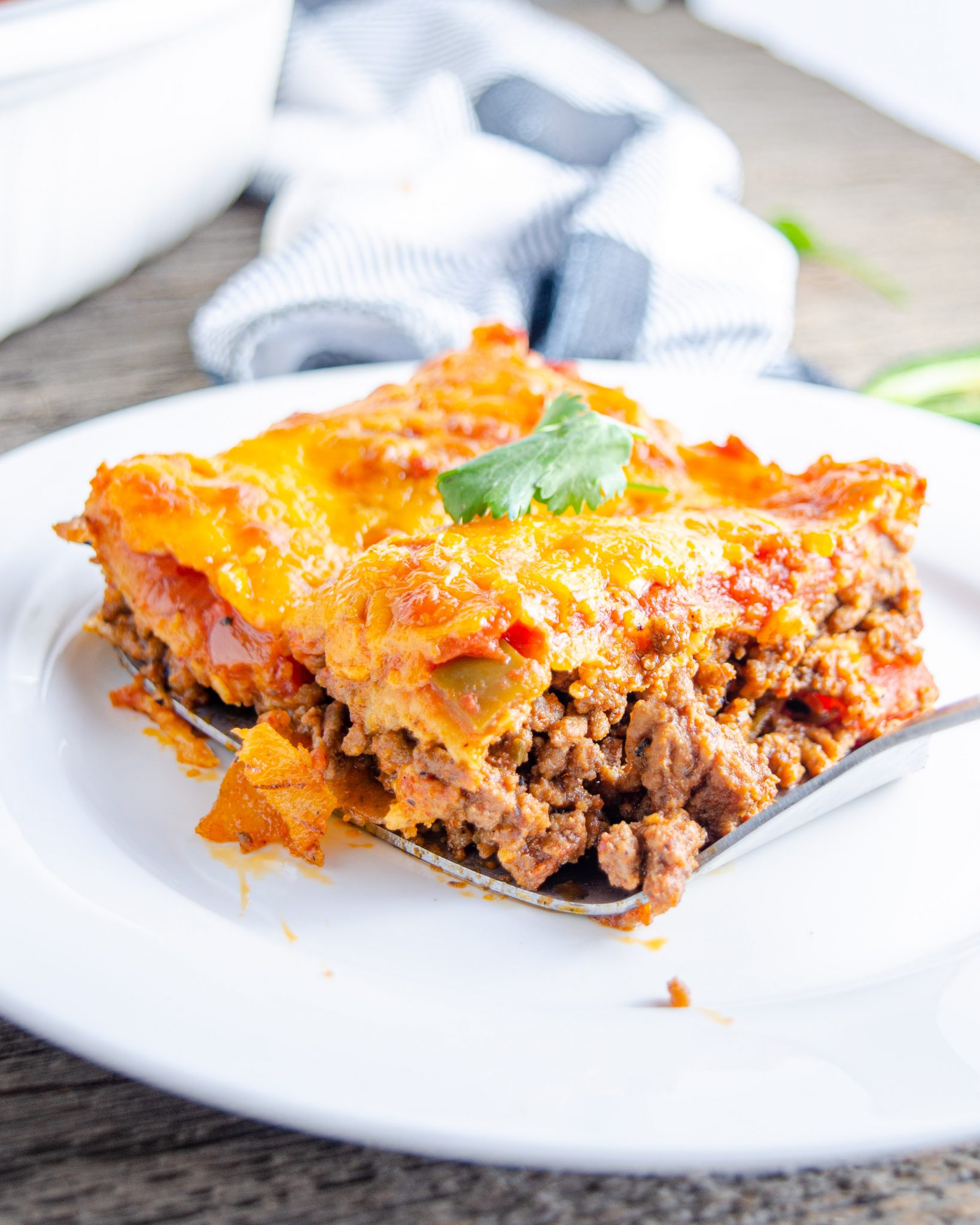 Mexican Taco Lasagna - Sweet Pea's Kitchen