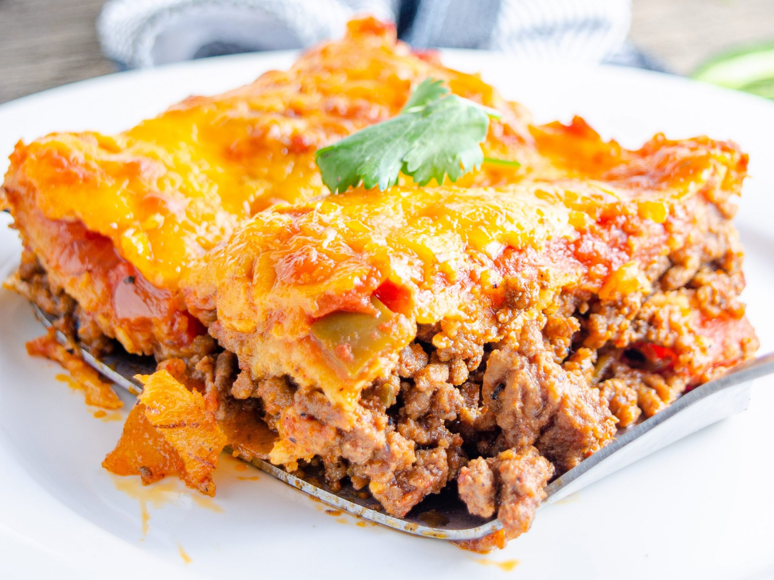 Mexican Taco Lasagna - Sweet Pea's Kitchen