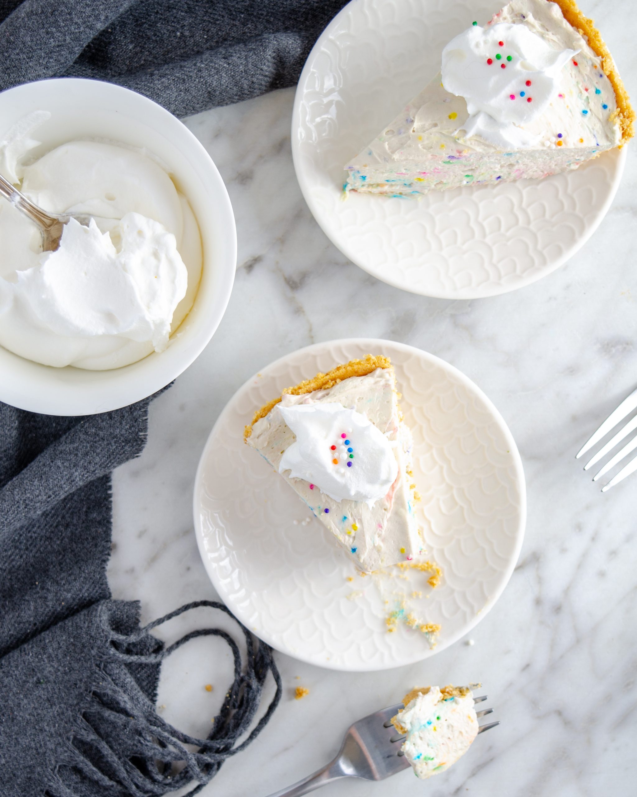 No Bake Funfetti Cheesecake, Funfetti Cheesecake, cheesecake birthday cake
