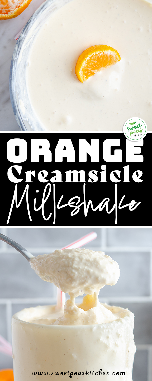 Orange Creamsicle Milkshake on pinterest