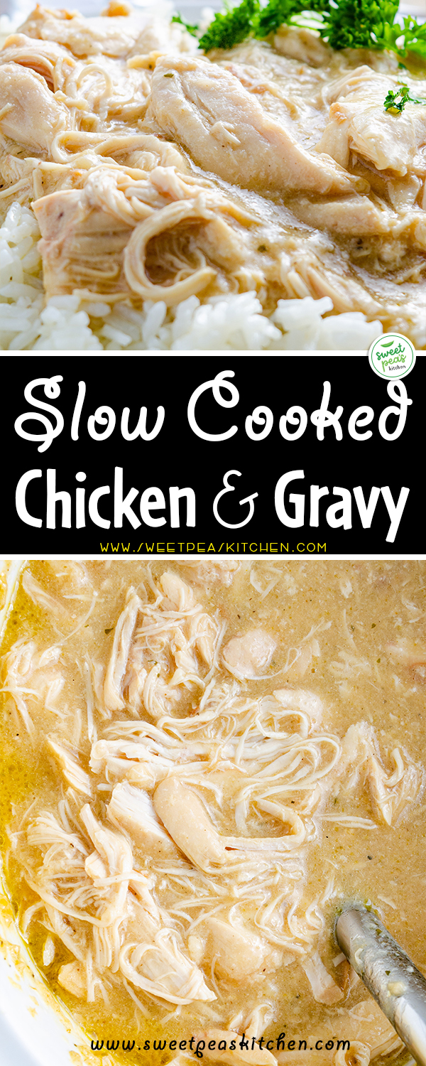 Slow Cooker Chicken and Gravy on pinterest