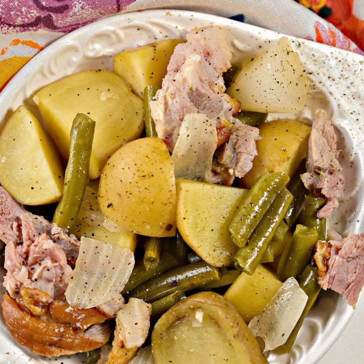 Slow Cooker Ham, Green Beans, and Potatoes Sweet Pea's Kitchen