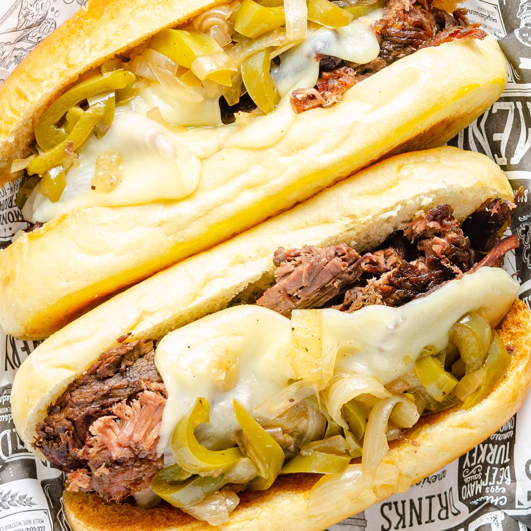 Slow Cooker Philly Cheesesteak Sandwiches