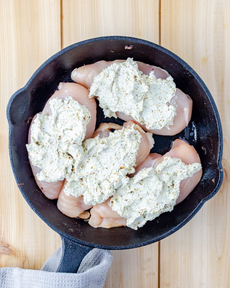 Smothered Chicken with Creamed Spinach - Sweet Pea's Kitchen