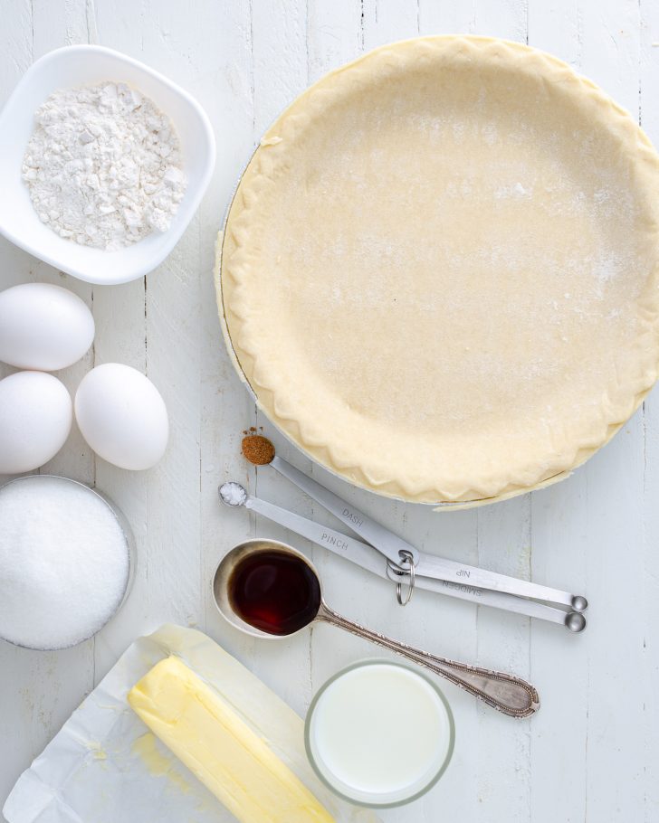 southern Buttermilk Pie ingredients