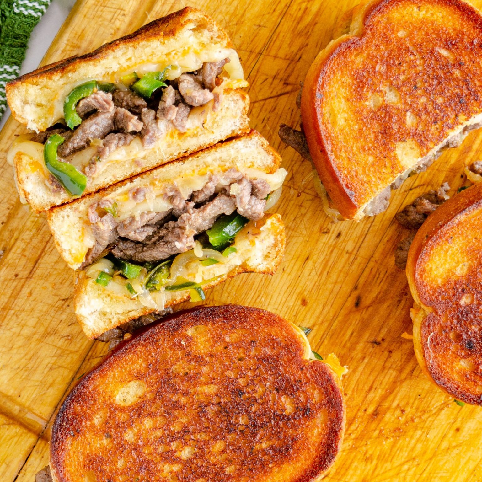 Steak and Cheese Garlic Toast Sweet Pea's Kitchen