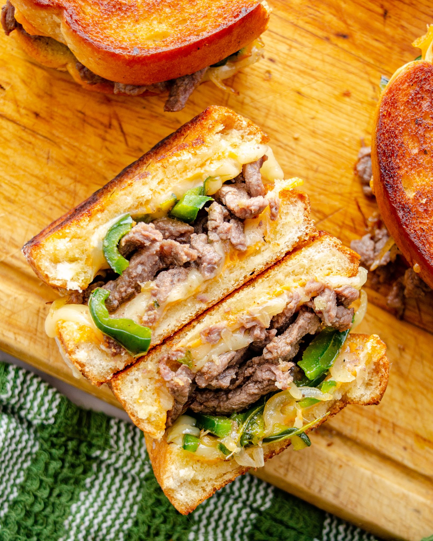 Steak and Cheese Garlic Toast Sweet Pea's Kitchen