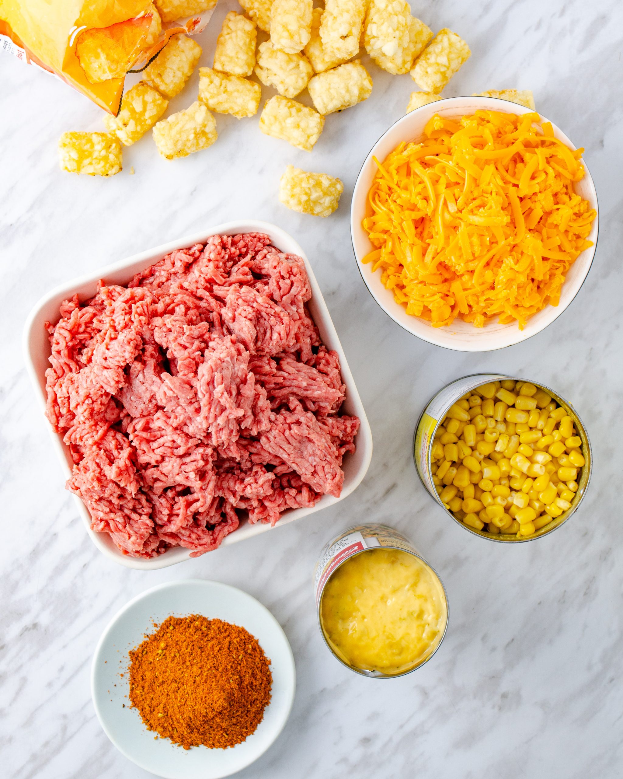 taco tater tot casserole ingredients