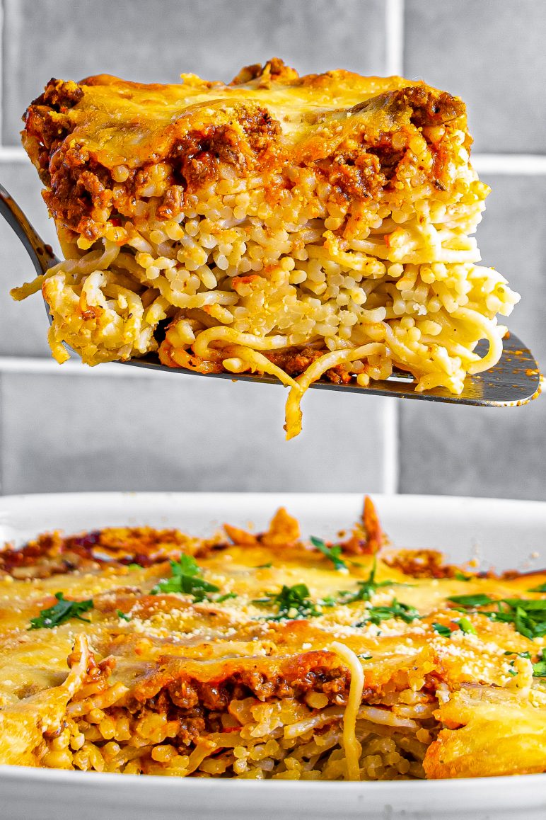 Chicken Spaghetti Casserole - Sweet Pea's Kitchen