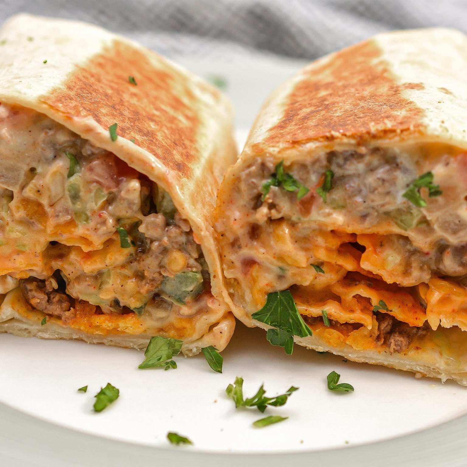 Beefy Nacho Cheese Wrap Sweet Pea's Kitchen