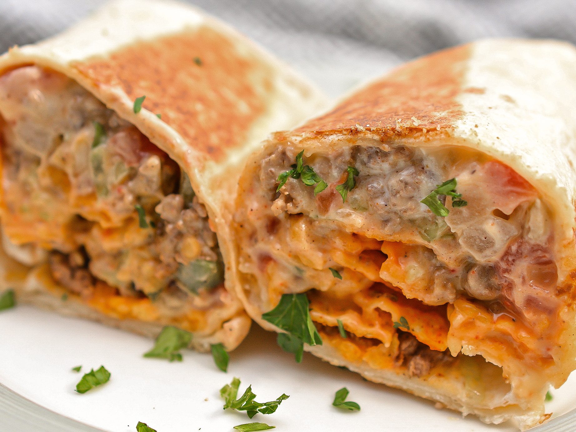 Beefy Nacho Cheese Wrap - Sweet Pea's Kitchen