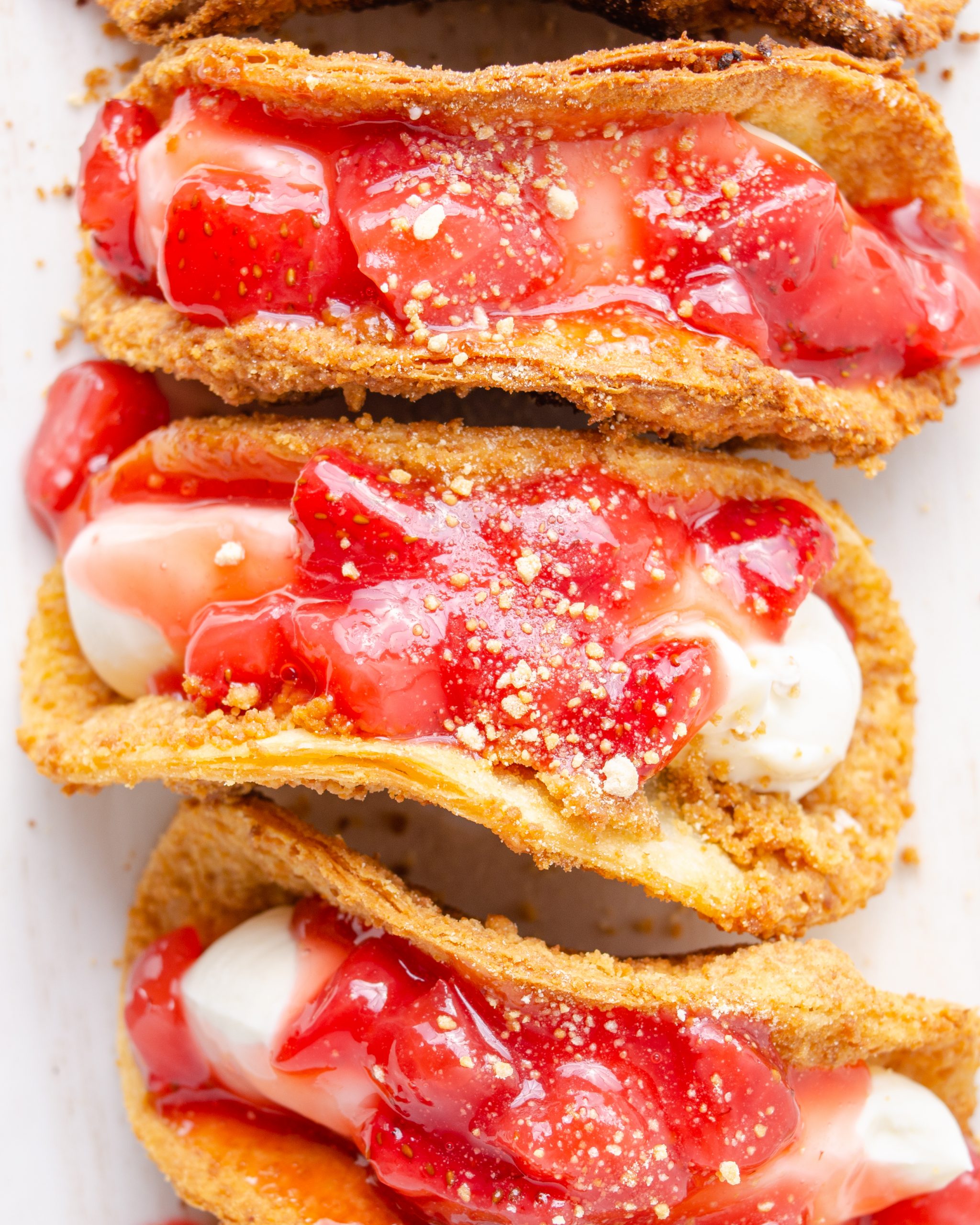 dessert tacos, cheesecake tacos, strawberry cheesecake tacos