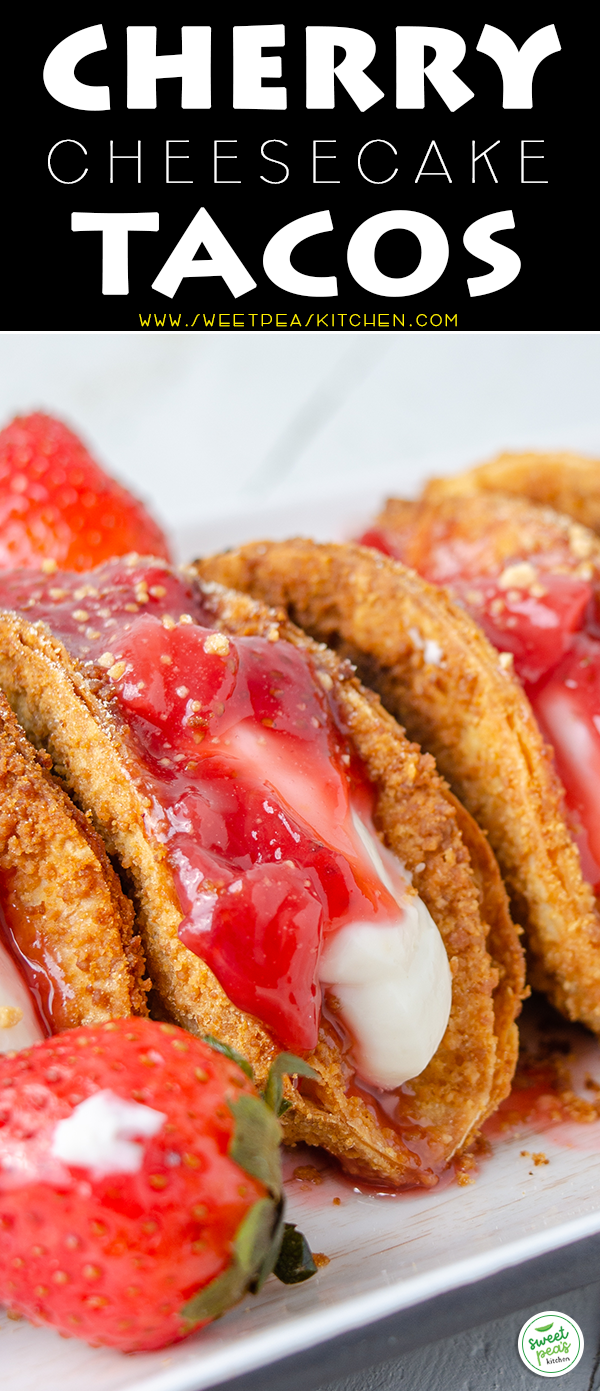 strawberry cheesecake tacos on pinterest