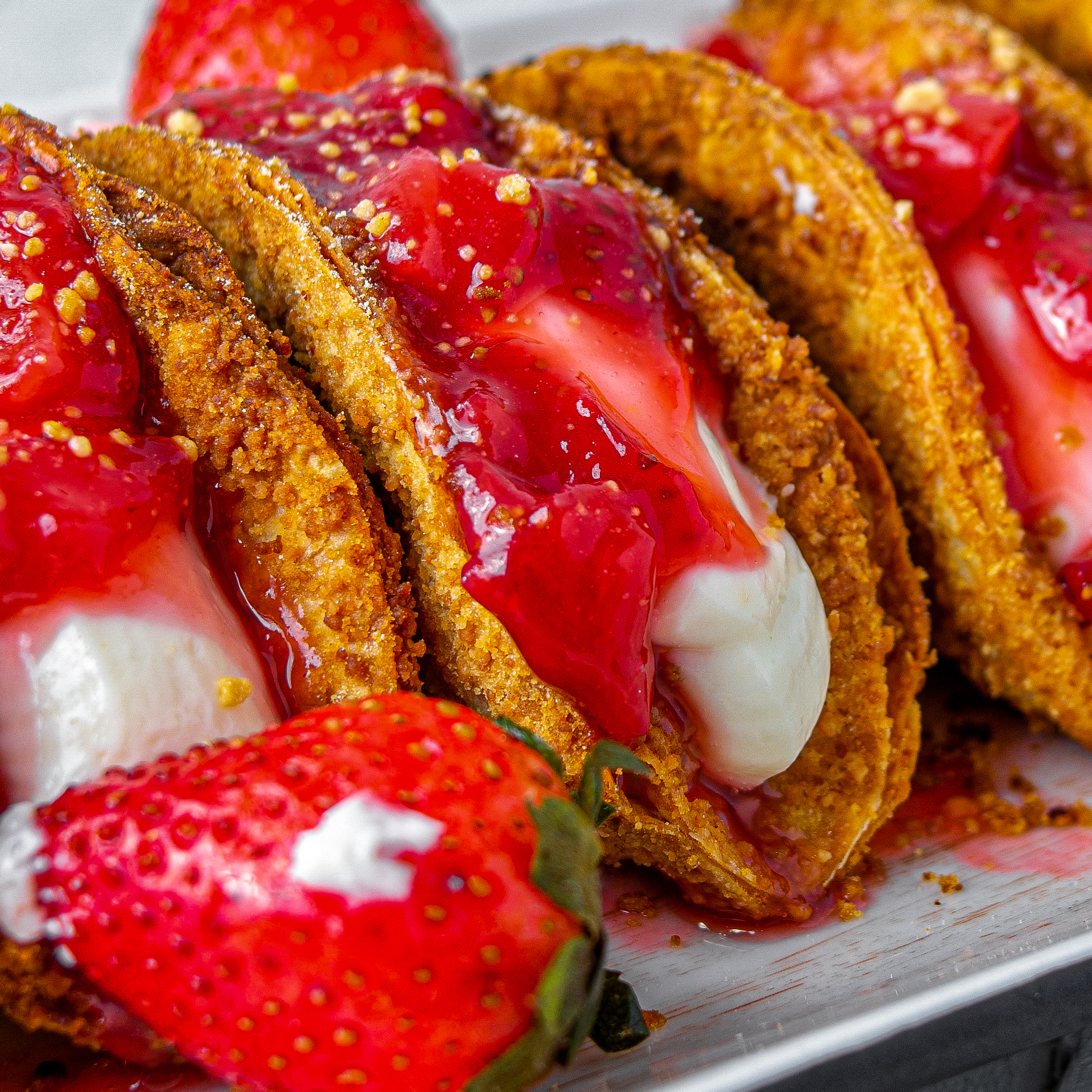 Cherry Cheesecake Tacos-image