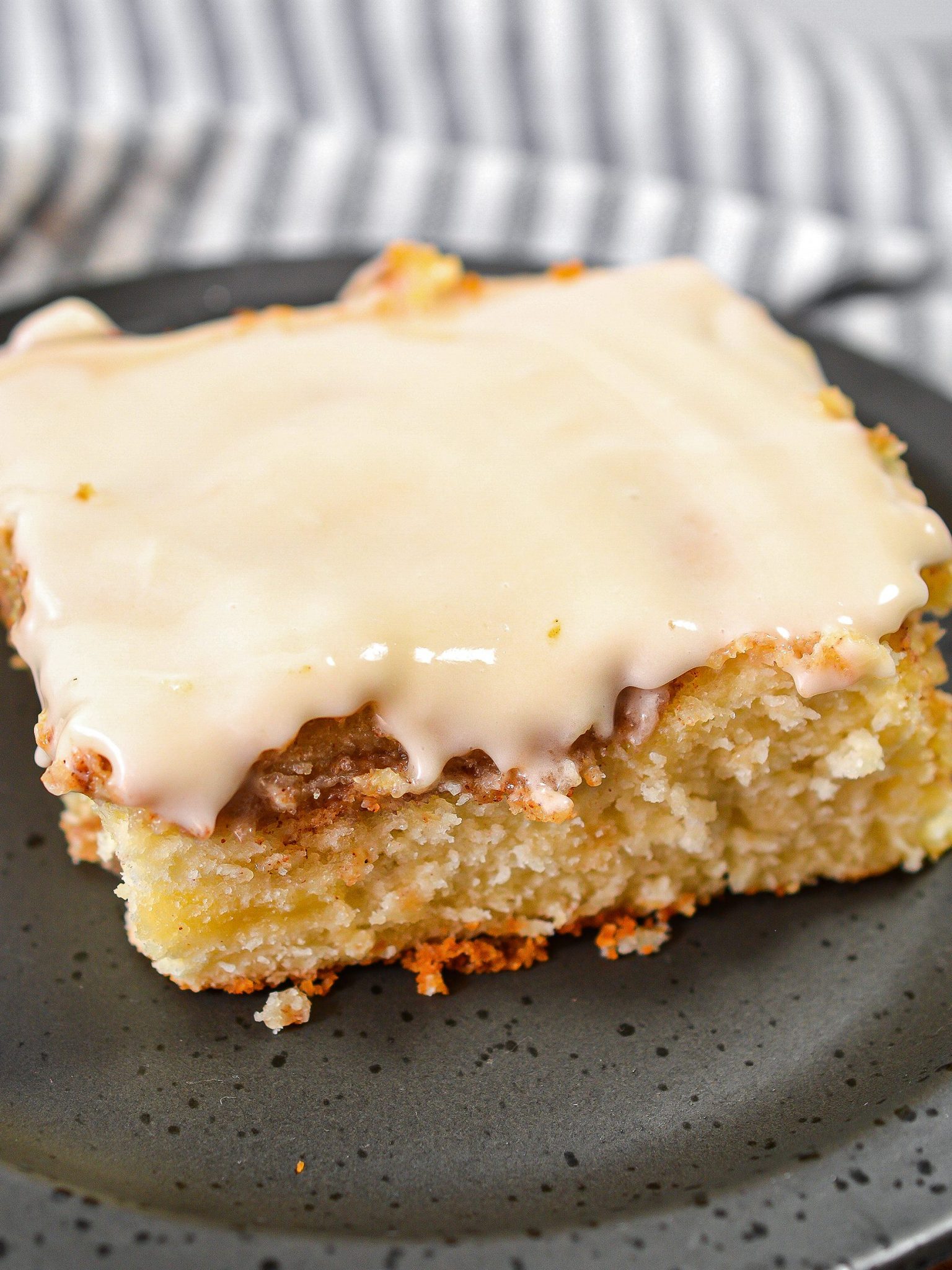 Cinnamon Roll Cake with Cream Cheese Frosting - Sweet Pea's Kitchen