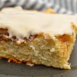 cinnamon roll cake recipe, cinnabon cream cheese frosting, cinnamon roll cake with cream cheese frosting