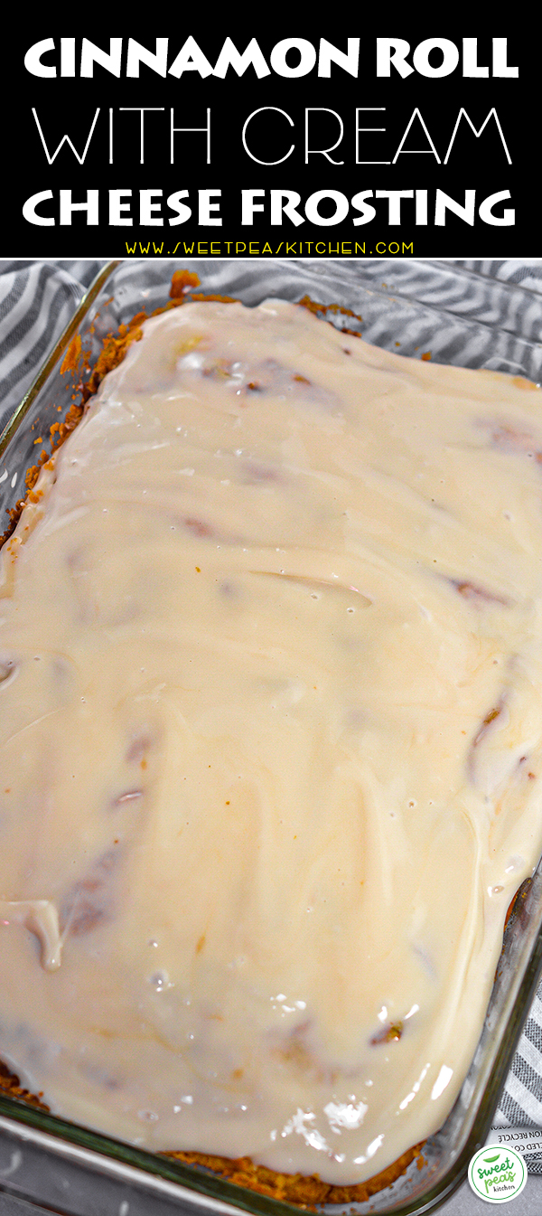 Cinnamon Roll Cake with Cream Cheese Frosting on Pinterest