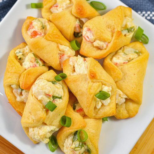 Crab and Cream Cheese Filled Crescent Rolls - Sweet Pea's Kitchen