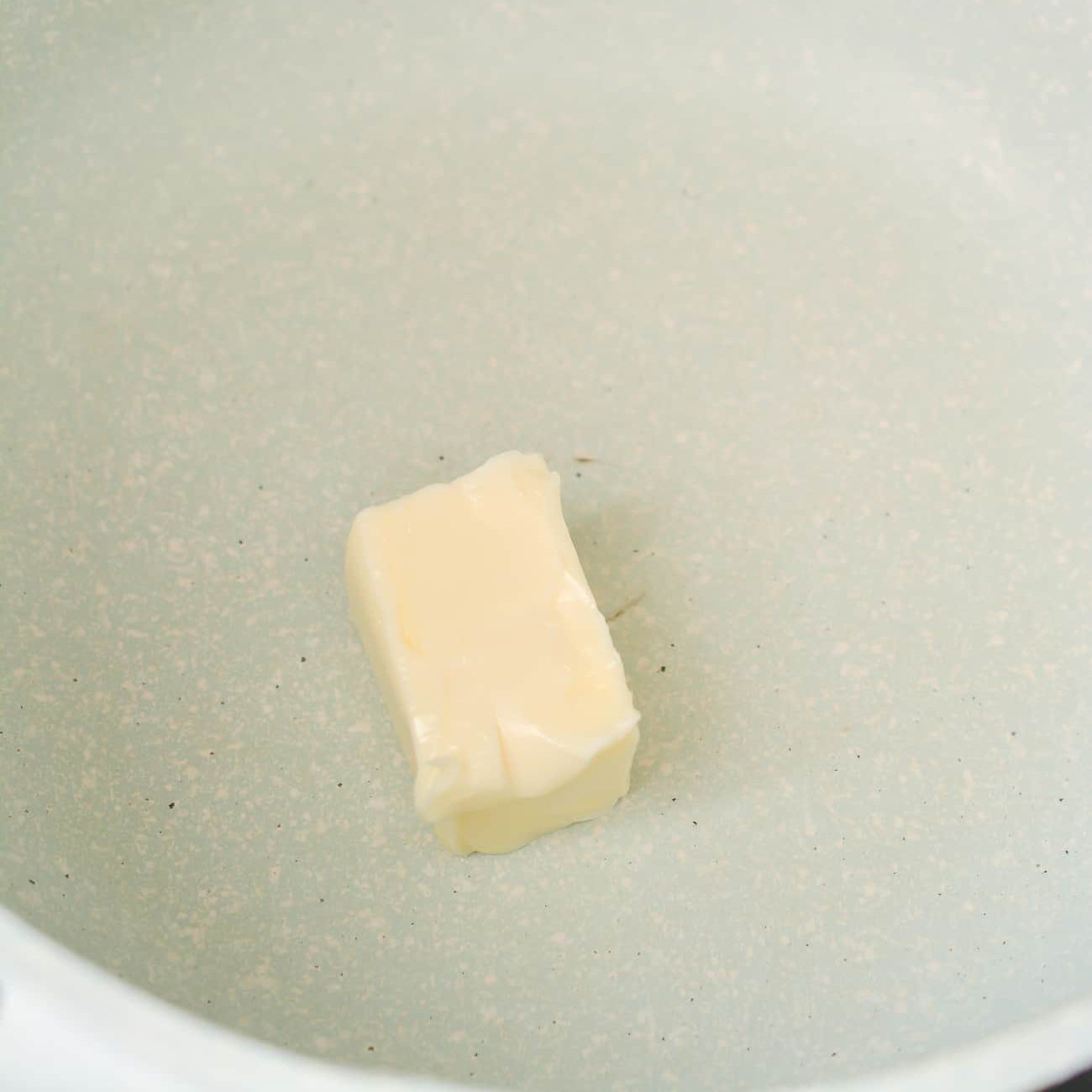 Place 3 tbsp of butter in a saucepan over medium-low heat on the stove.