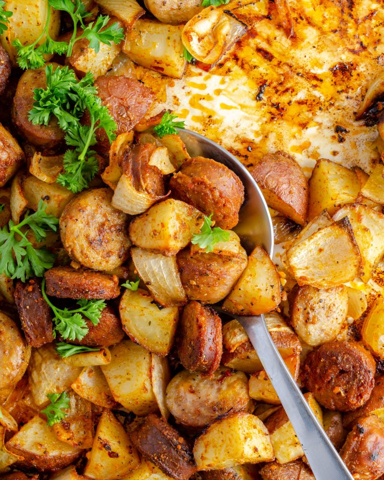 Fried Potatoes Onions and Smoke Polish Sausage Sweet Pea's Kitchen