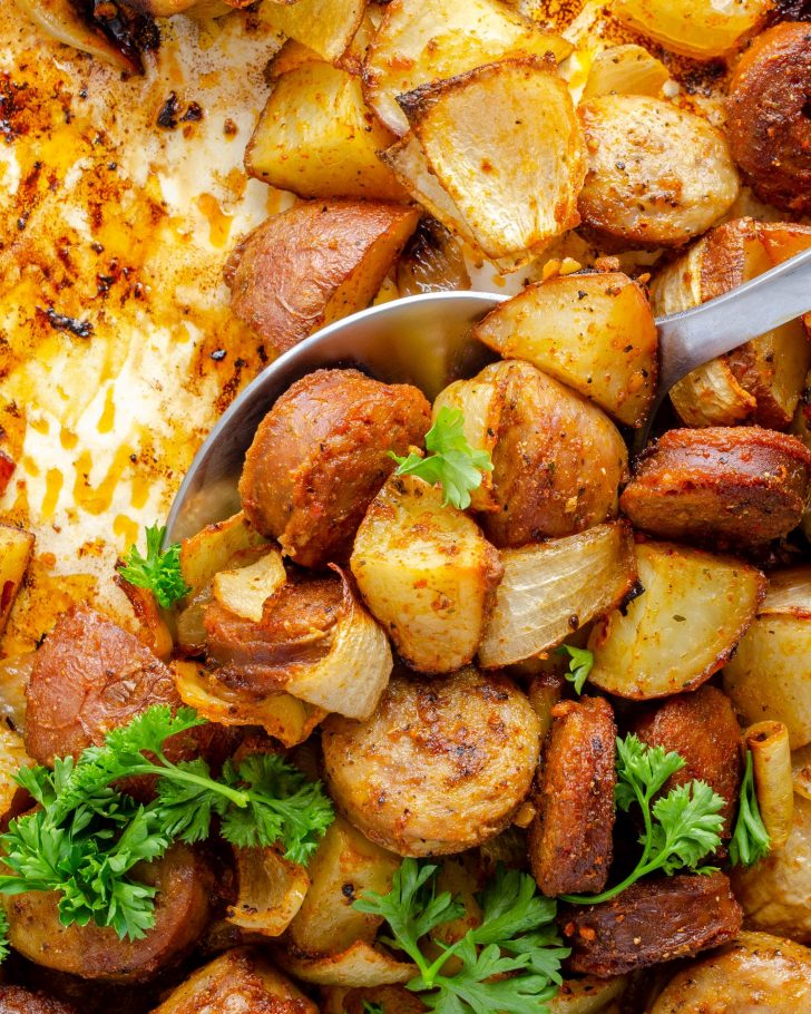 Fried Potatoes Onions and Smoke Polish Sausage Sweet Pea's Kitchen