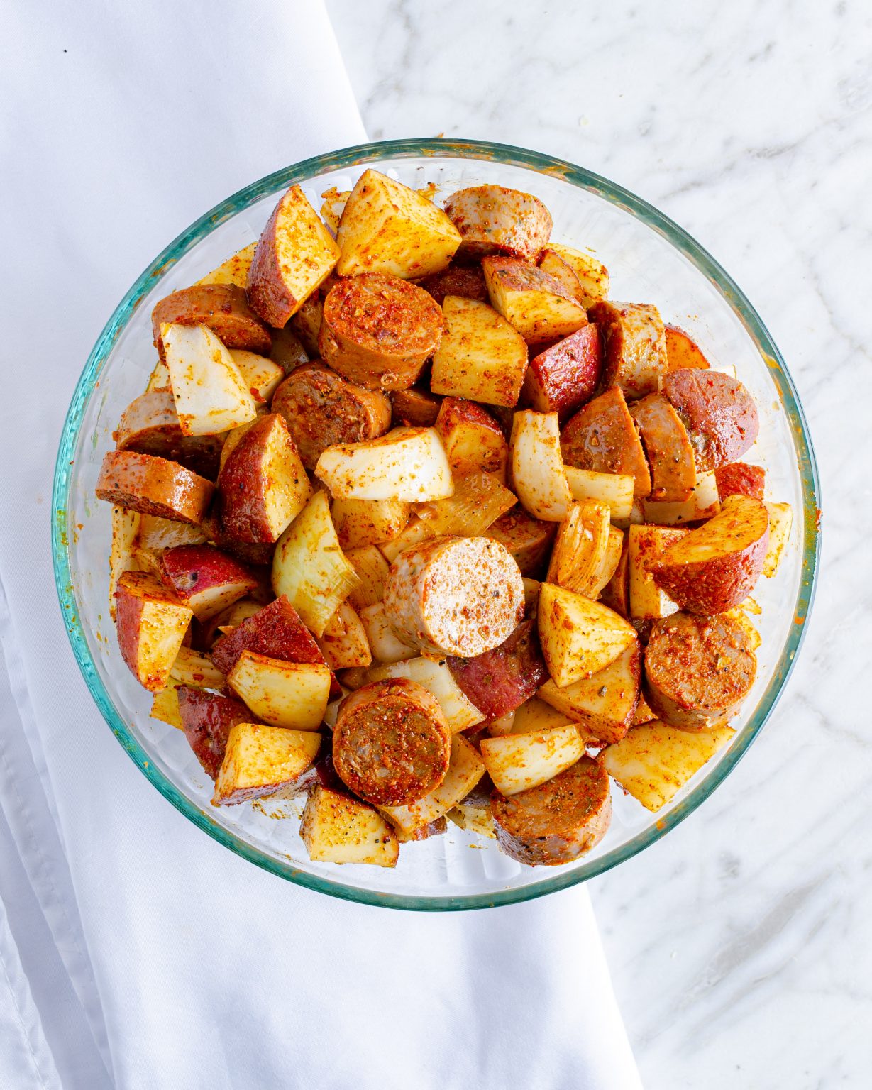 Fried Potatoes Onions and Smoke Polish Sausage Sweet Pea's Kitchen