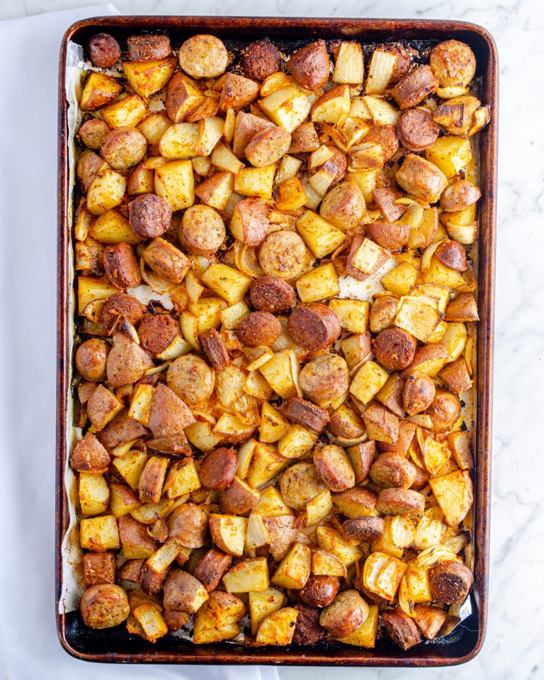 Fried Potatoes Onions and Smoke Polish Sausage Sweet Pea's Kitchen