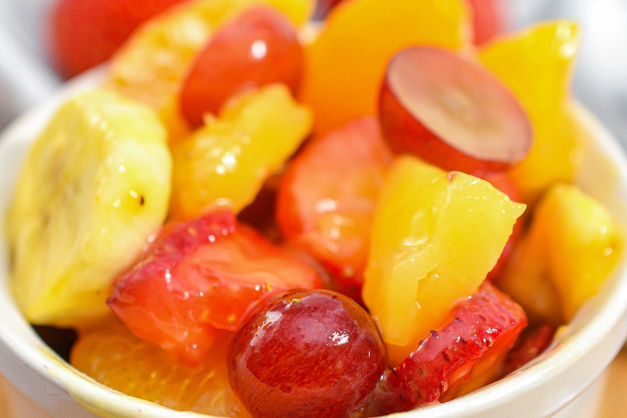 Easy Fruit Salad With Orange Juice - The Delicious Crescent