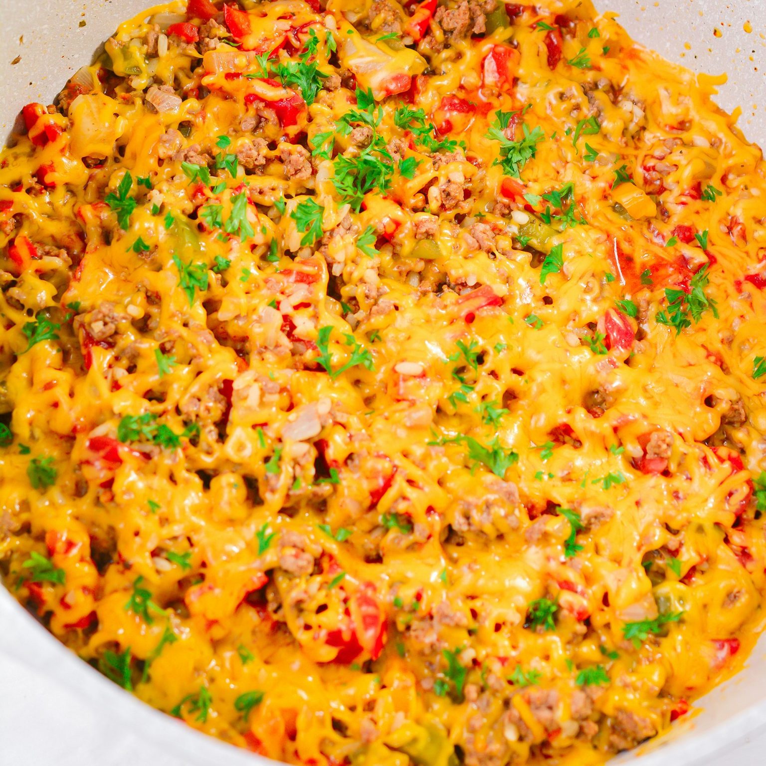 Ground beef and peppers skillet Sweet Pea's Kitchen