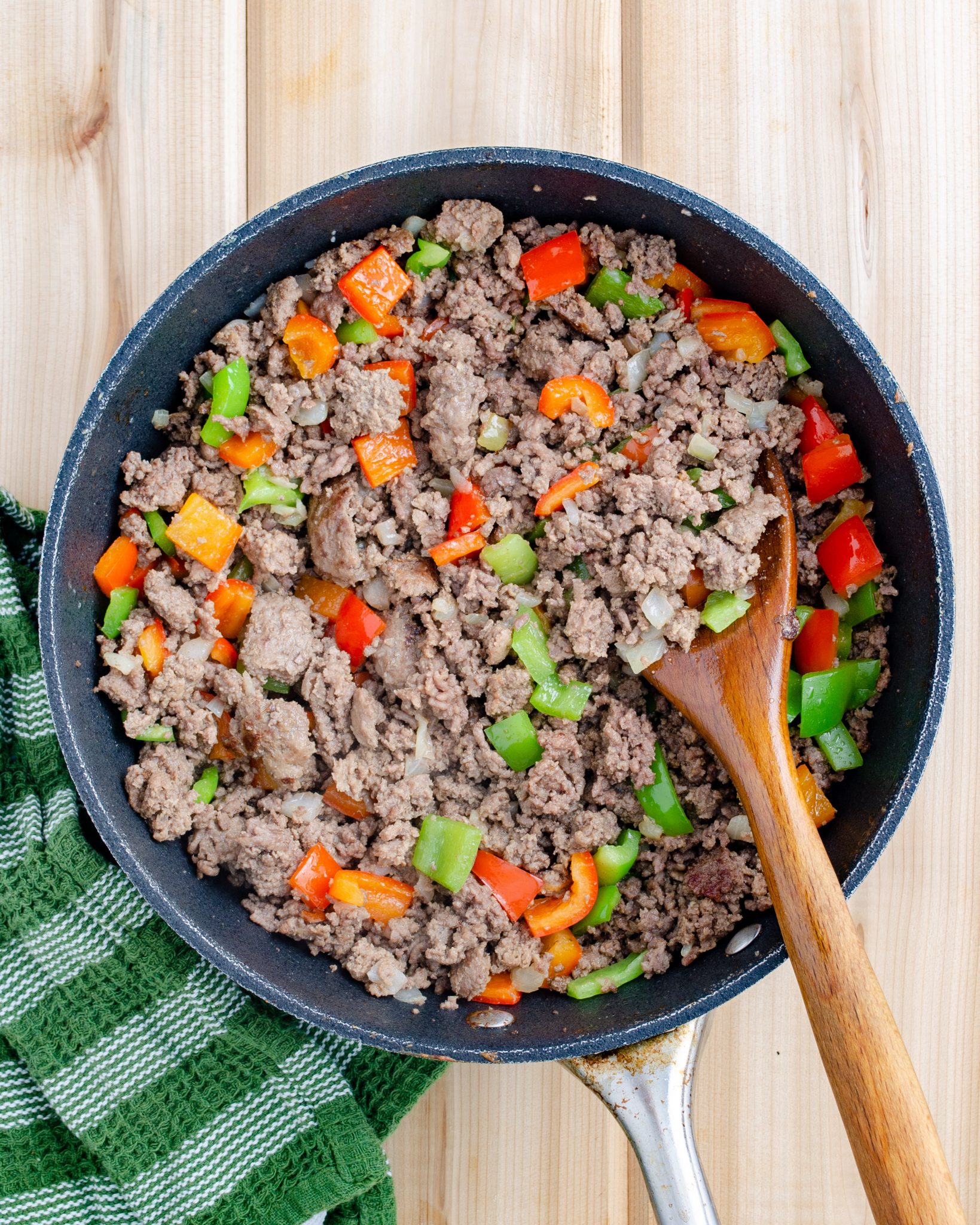 Hamburger Pepper and Onion Gyros Sweet Pea's Kitchen