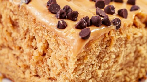 Peanut Butter Cake Bars Recipe - Something Swanky