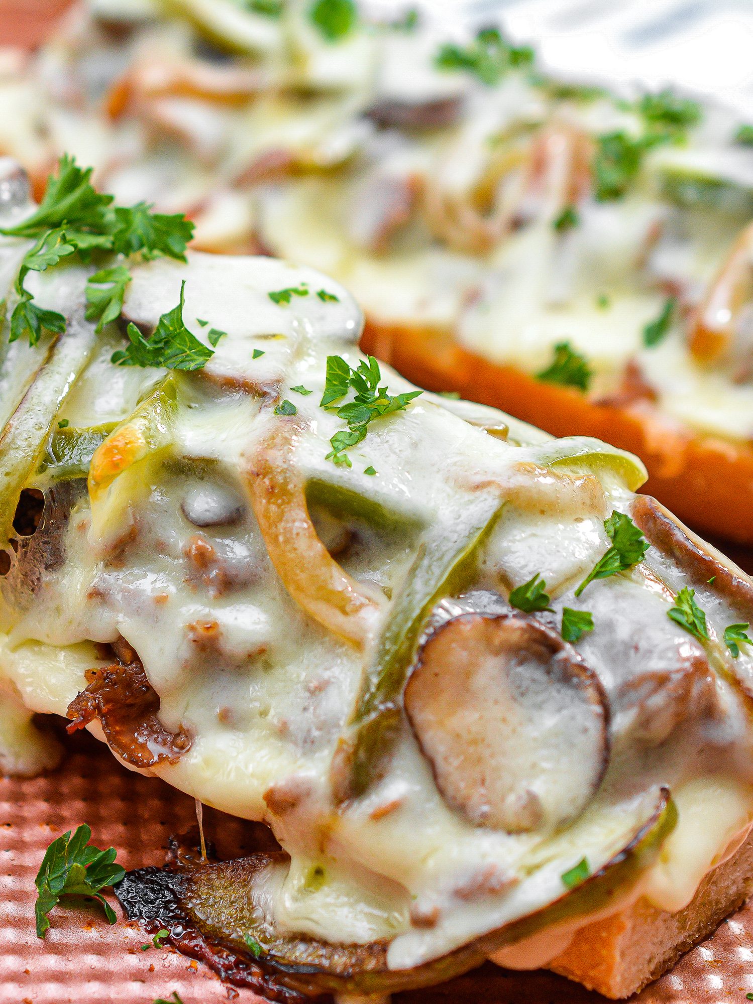 philly cheesesteak cheesy bread, philly cheesesteak recipe, cheesy bread
