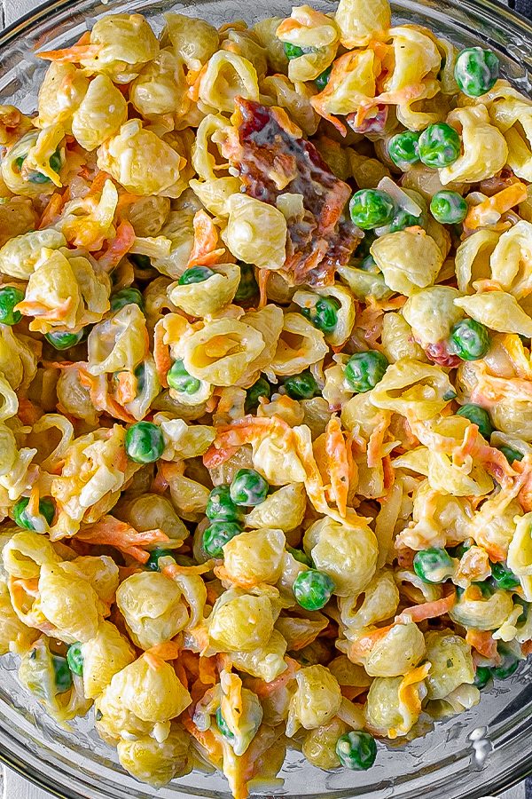 Bacon Ranch Pasta Salad With Peas Sweet Pea's Kitchen
