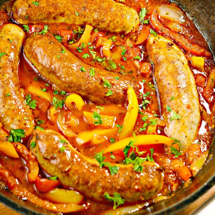 Sausage, Peppers and Onions - Sweet Pea's Kitchen