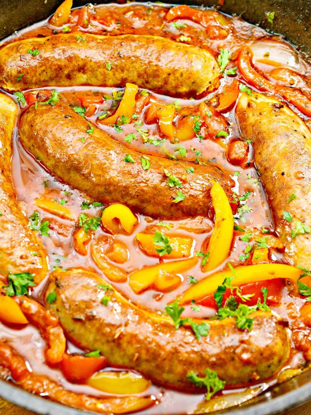 Sausage, Peppers and Onions - Sweet Pea's Kitchen