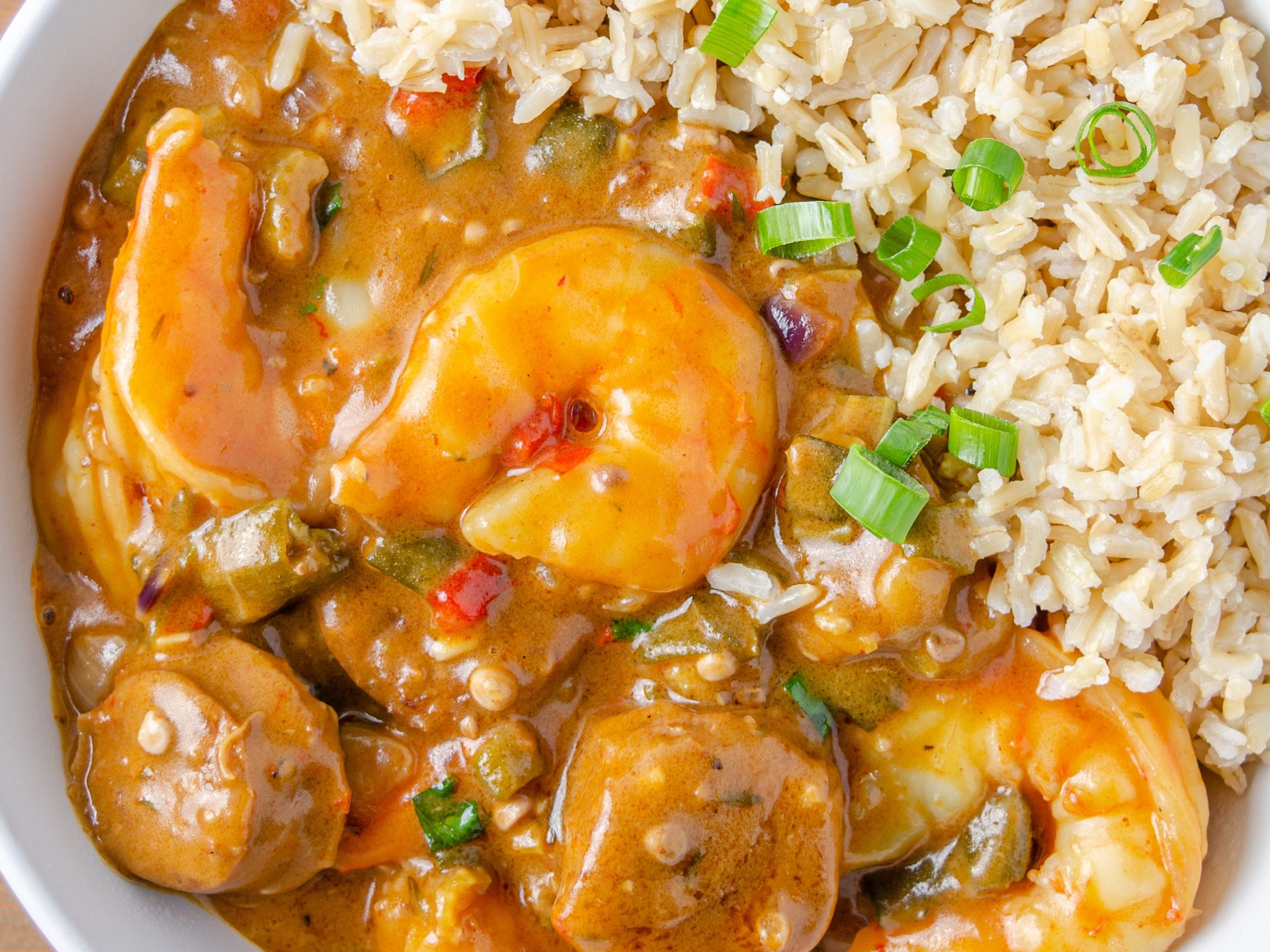 Shrimp and Sausage Gumbo - The Almond Eater