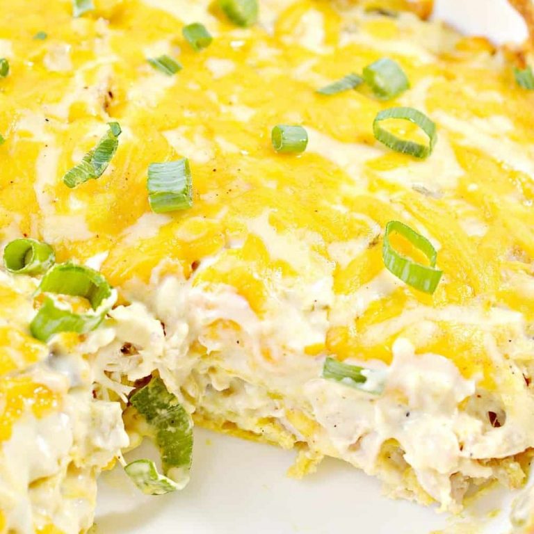 Sour Cream Chicken Enchilada Casserole - Sweet Pea's Kitchen